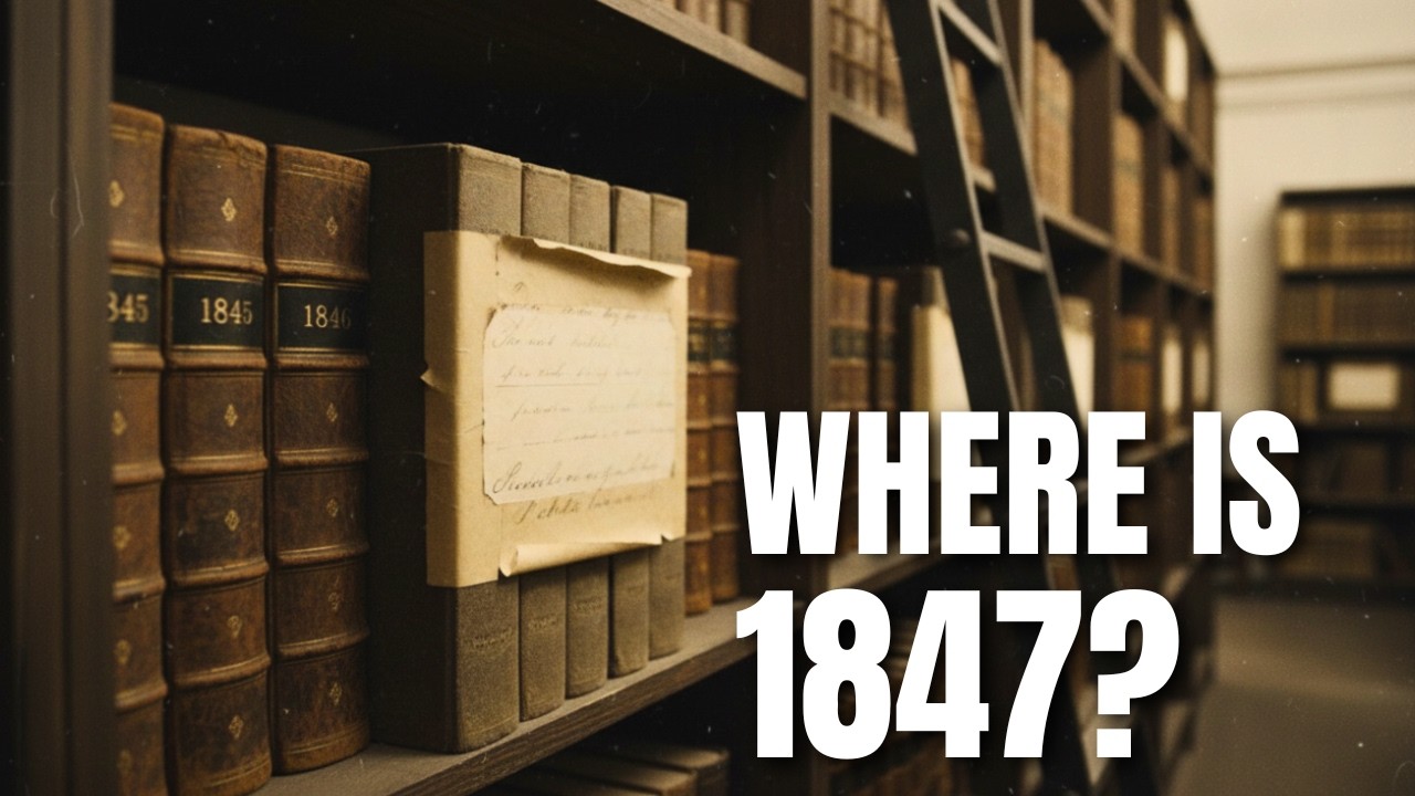 The Year They Deleted &mdash; Why 1847 Vanished From the Records