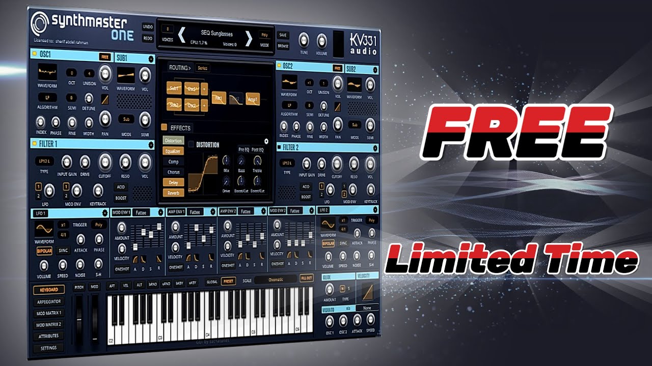 SynthMaster One.............دعم المقامات العربية و Microtonal Scales مدمج – مجاني حتى 4/1/2026