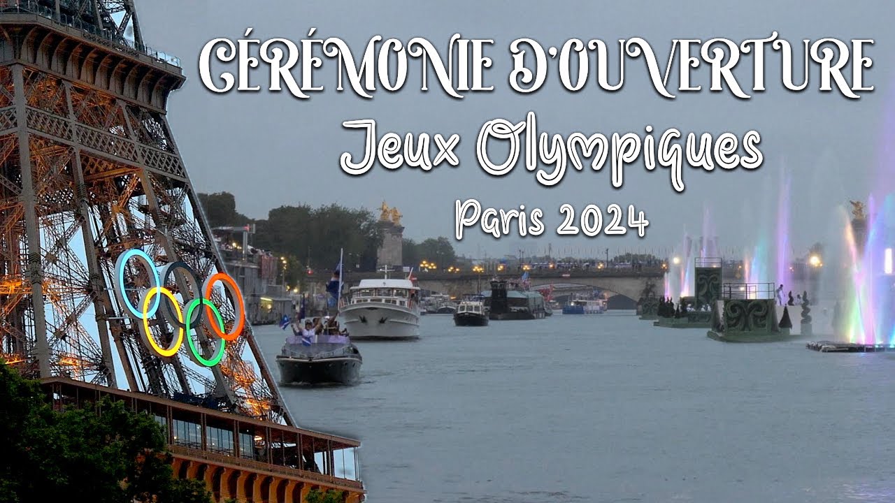 CÉRÉMONIE D'OUVERTURE DES JO À BORD D'UN BATEAU