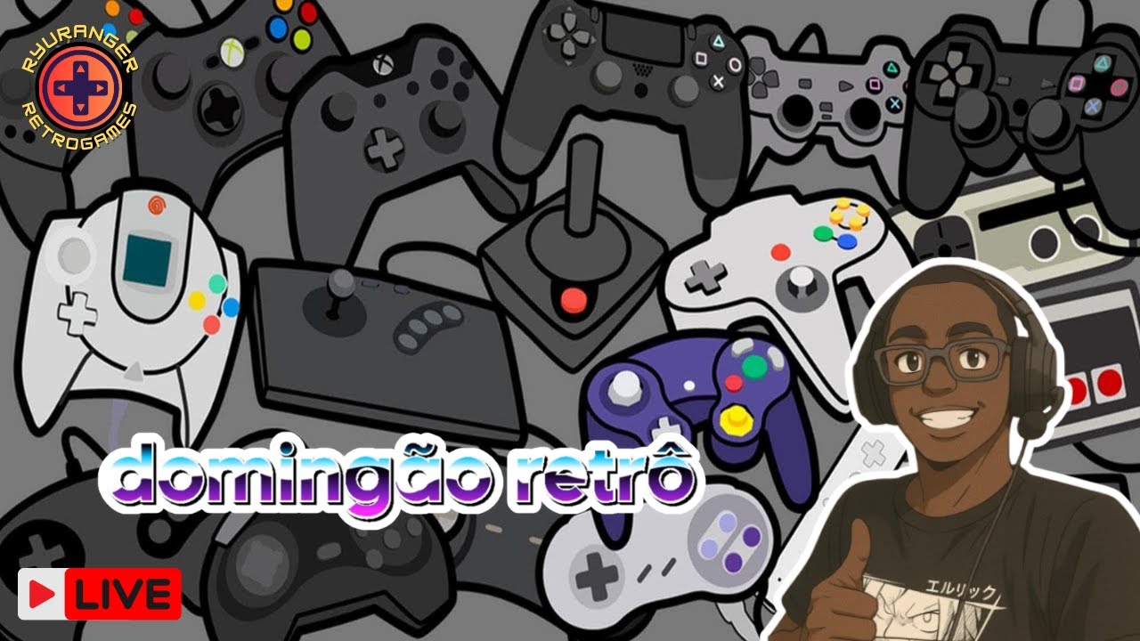 DOMINGÃO RETRÔ - JOGOS VARIADOS AO VIVO!!!