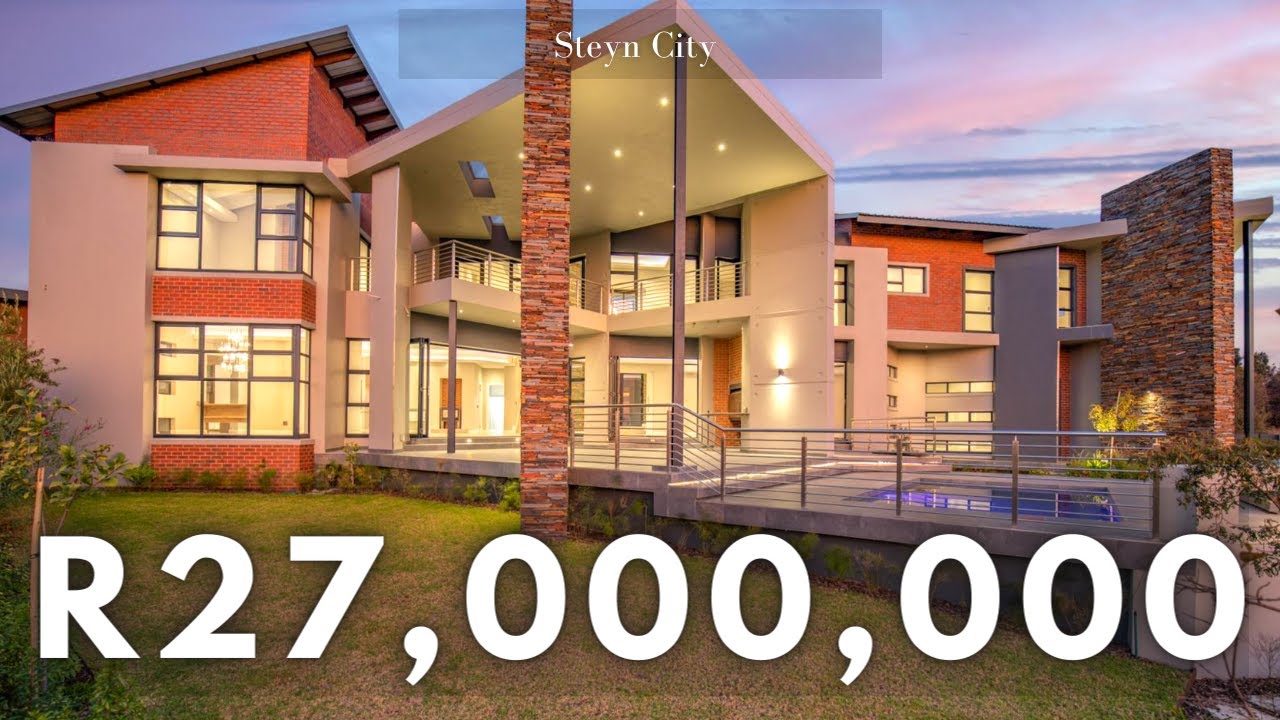 Inside a MAGNIFICENT R27,000,000 OFF THE GRID STEYN CITY house | Steyn City REAL ESTATE | Home Tour