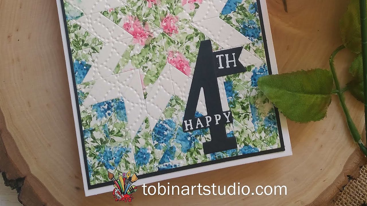 Star Quilt - Art Impressions Blog - Watercolor Weekend