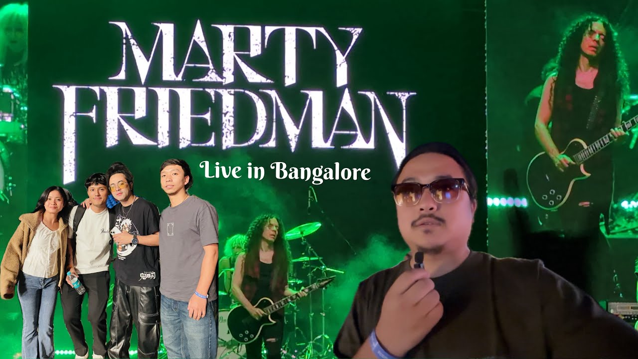 Marty Friedman live in Bangalore, India Full Vlog Great experience @martyfriedmanofficialyoutu4475 