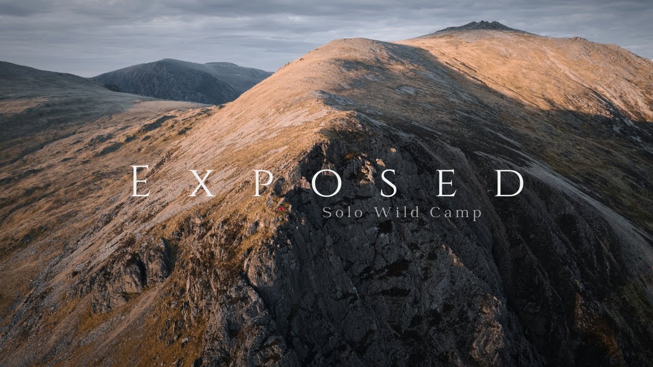 EXPOSED SOLO WILD CAMP in Snowdonia National Park