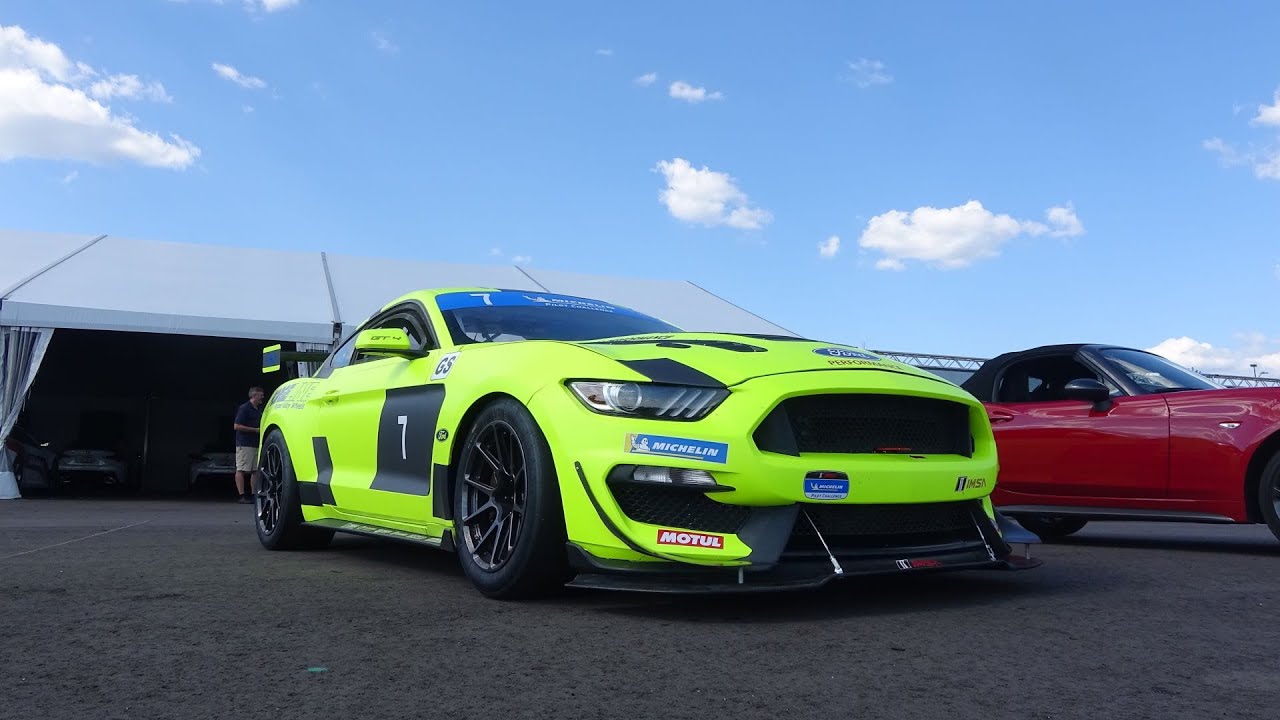 Ford Mustang GT4 Exhuast Note & Sequential Gearbox