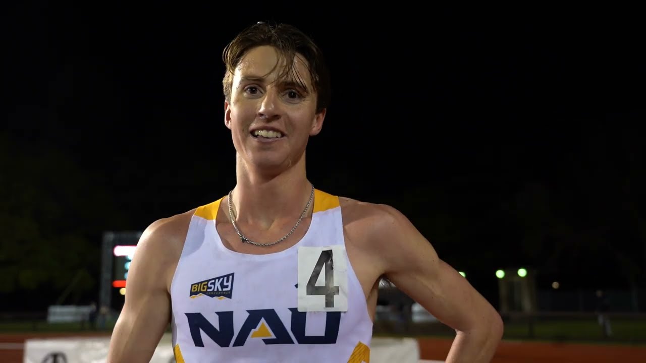 NAU's Colin Sahlman Clocks 13:38 5k To Open Up Outdoor Season At the Stanford Invitational 2024