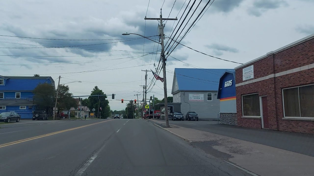 Driving from LaFayette to Nedrow, New York