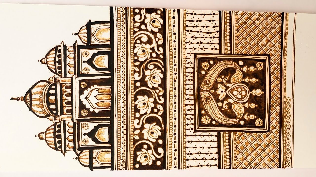 🥰 हाथों पे प्यारी सी designer mehndi कैसे बनाएं?| Simple mehndi|creative mehndi 