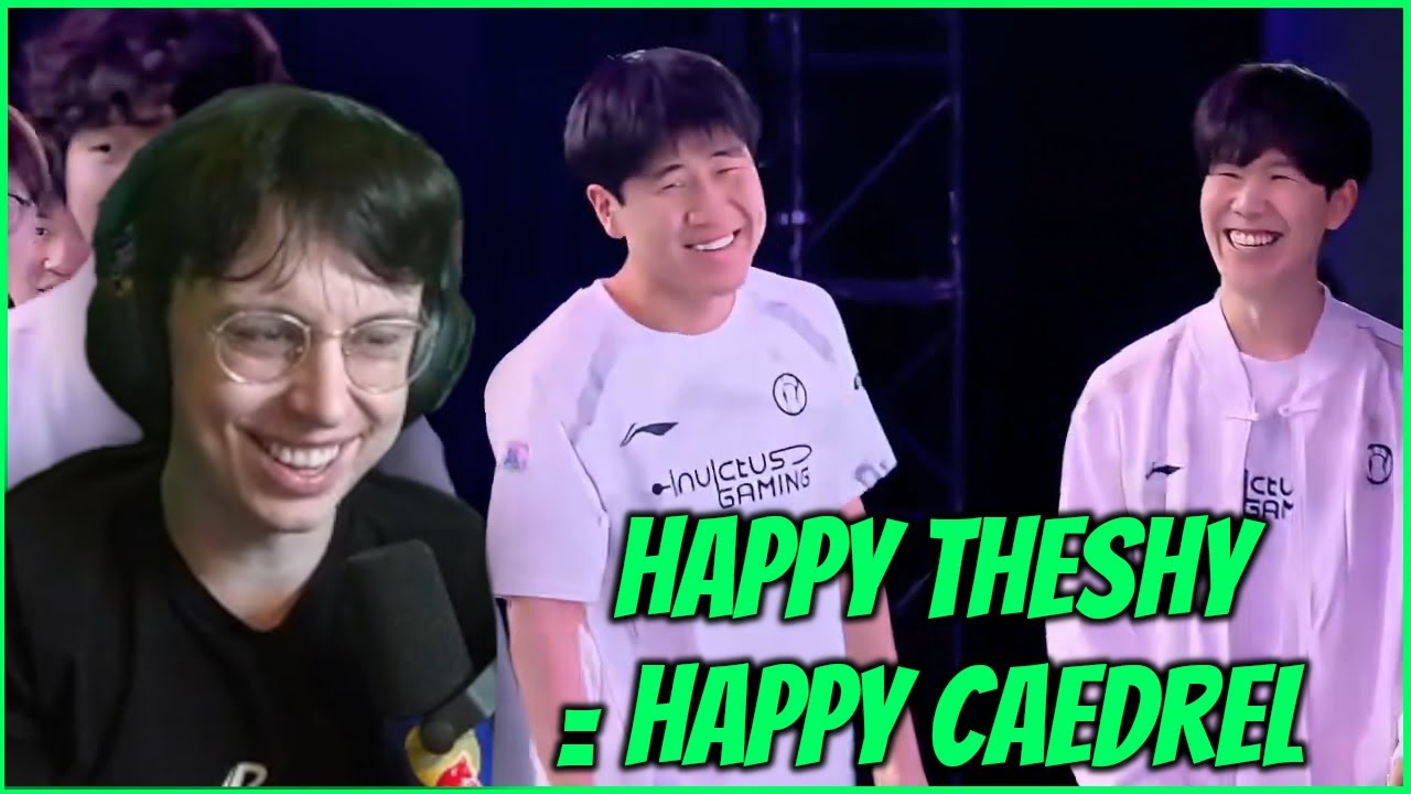 IG TheShy & Gala Are SO Happy | Caedrel Reacts To IG VS BLG Cinema Ending