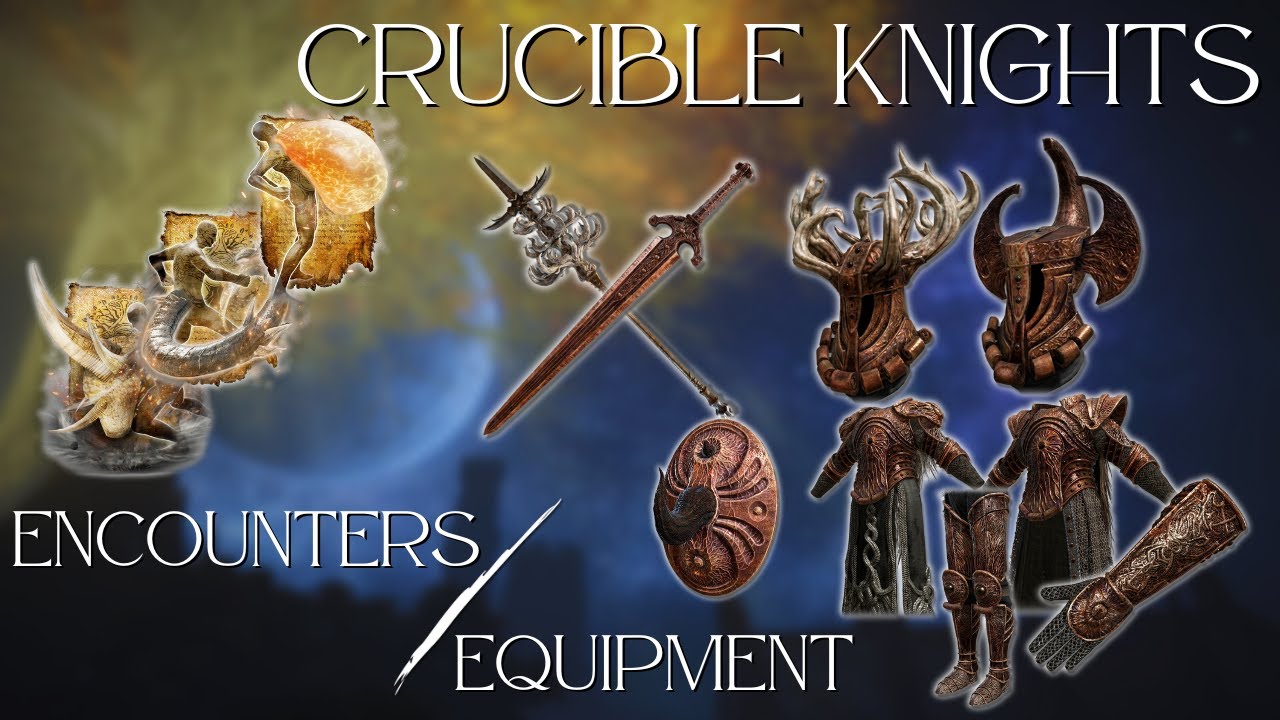 Arsenal of Elden Ring: All CRUCIBLE KNIGHT Encounters & Equipment!!!