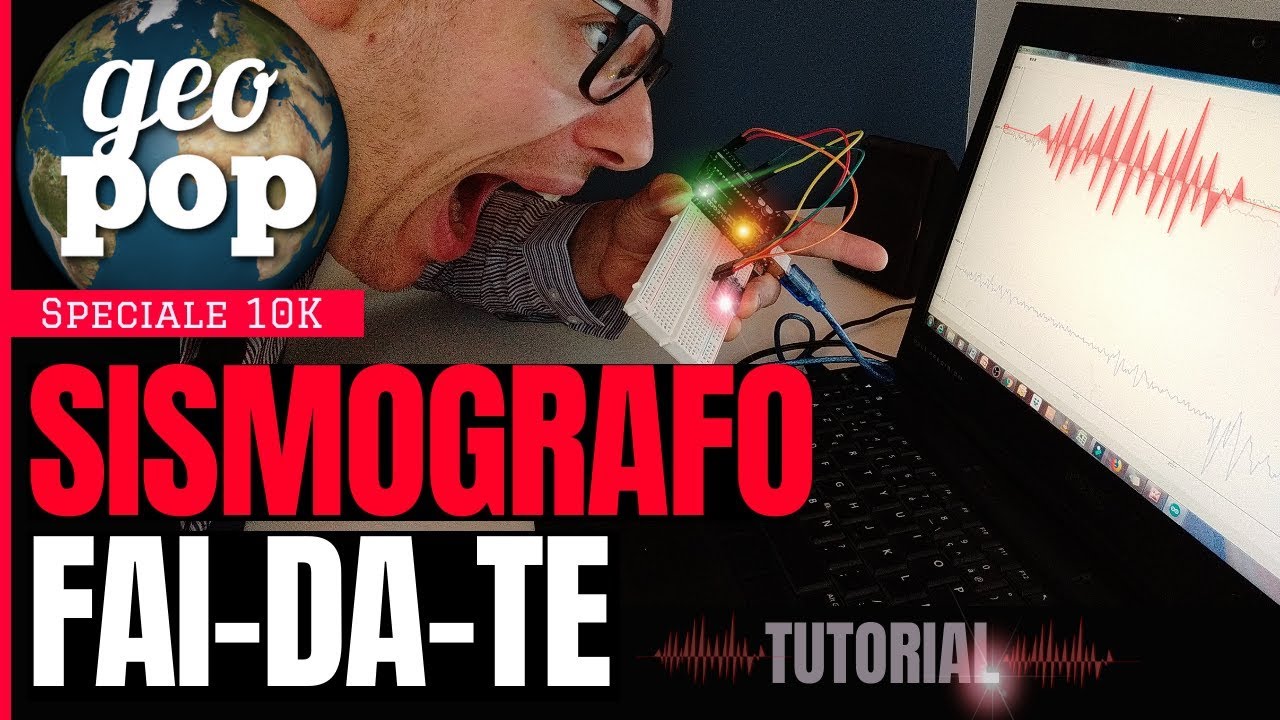 COME COSTRUIRE UN SISMOGRAFO (ARDUINO) IN CASA CON MENO DI 30€ - Tutorial - SPECIALE 10K