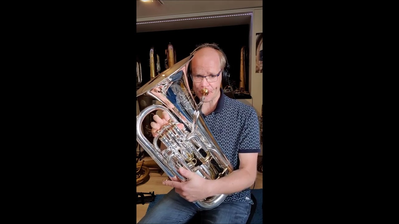 Euphonium Soundcheck -Červený VFC-EP7566 II Emperor -Gustav Holst -Planets -Mars Euphonium Excerpts