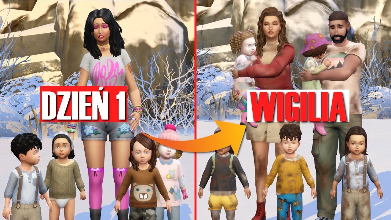 to NAJTRUDNIEJSZE ŚWIĄTECZNE wyzwanie do The Sims 4..