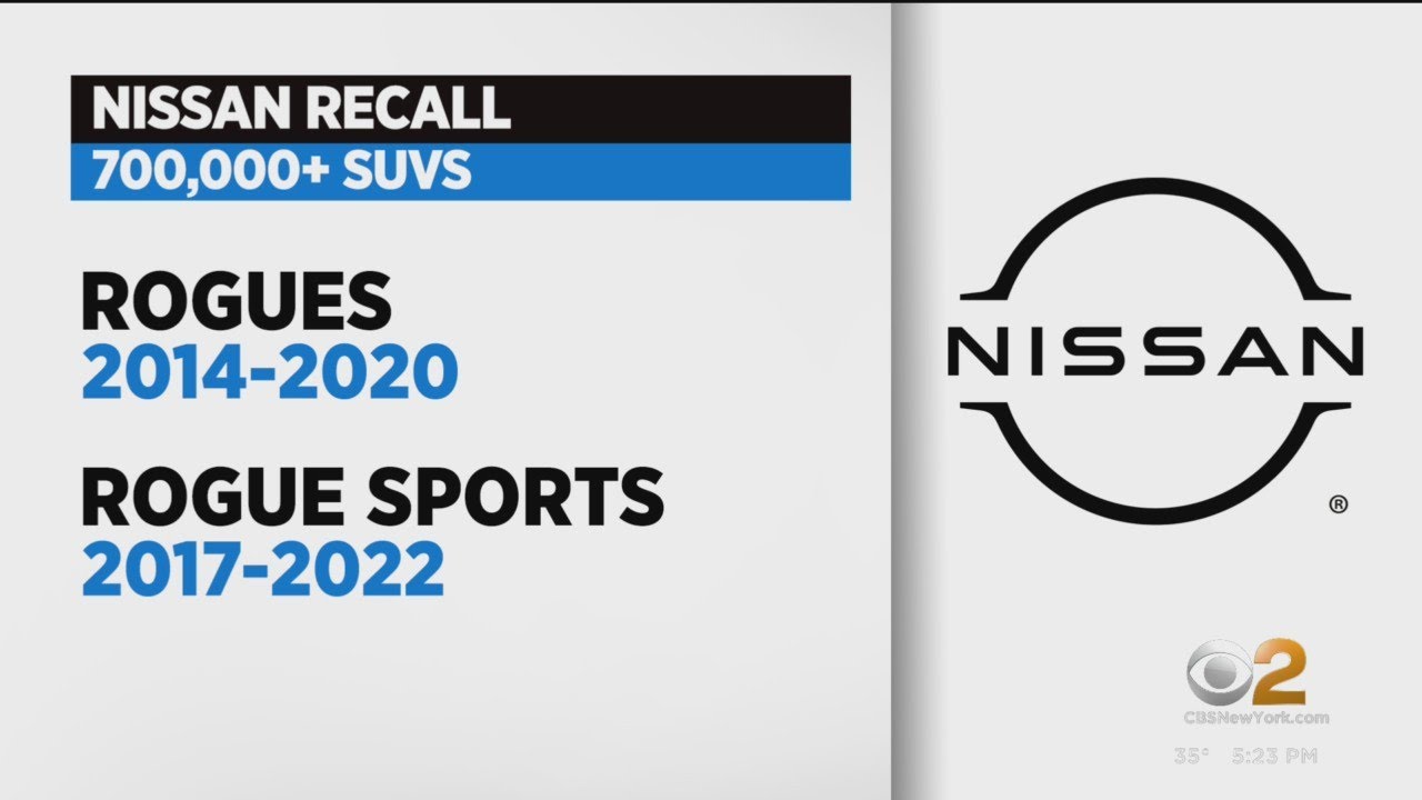 Nissan recalling over 700,000 SUVs