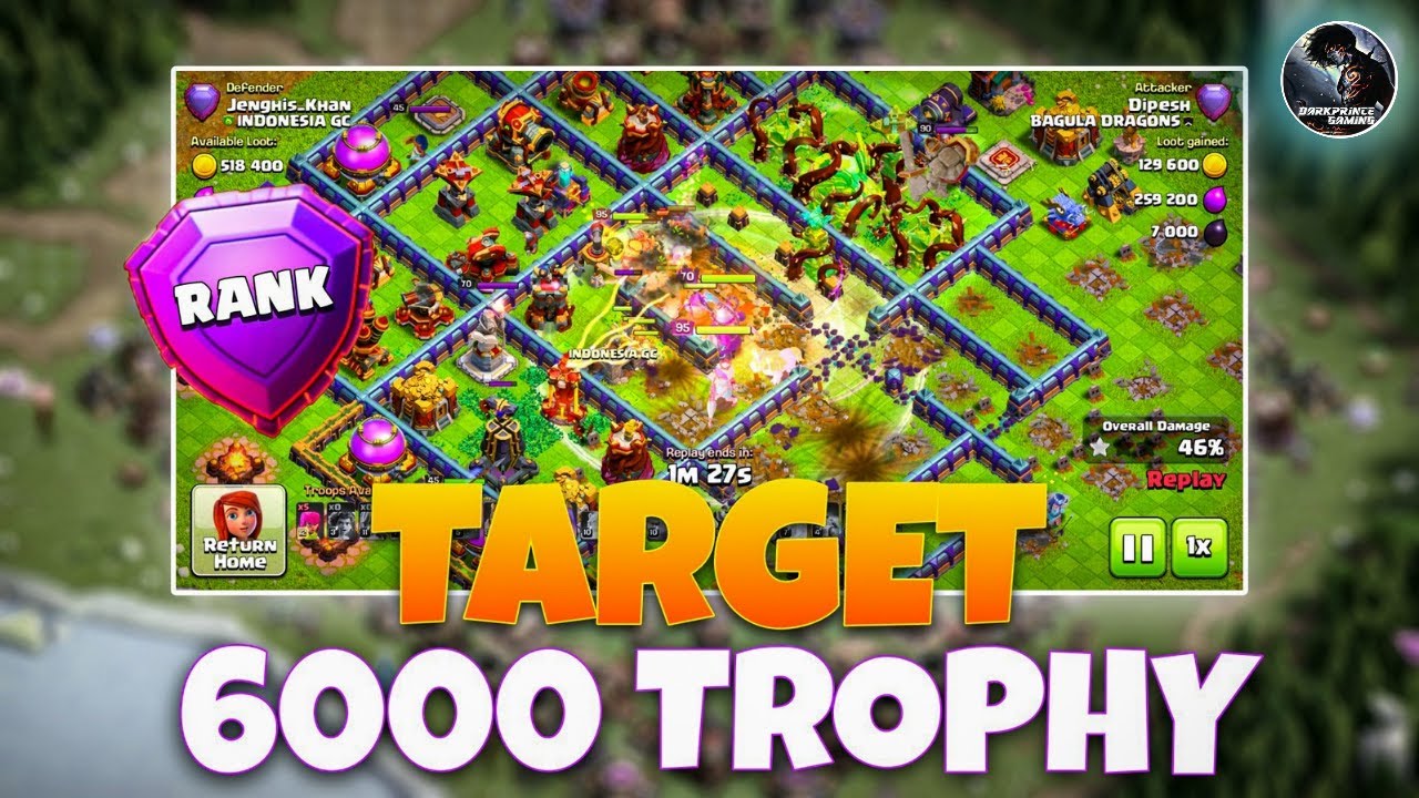 🔴 Clash of clans Live - Base Visit & Legend Trophy Push | Road To 6K Subs