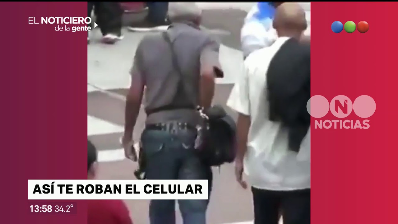 Así roban celulares en Constitución – El Noticiero de la Gente