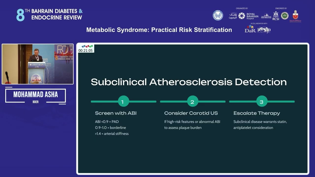 Mohammad Asha   Metabolic Syndrome  Practical Risk Stratification