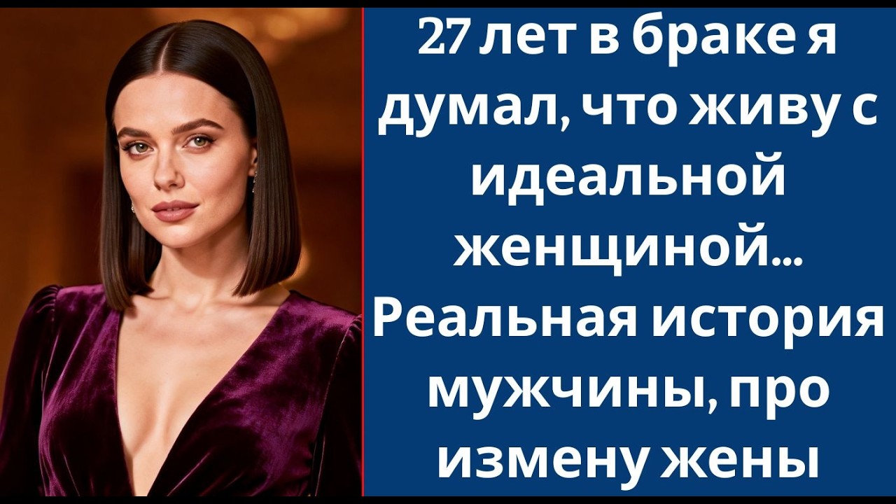 27 лет в браке я думал, что живу с идеальной женщиной… Реальная история мужчины, про измену жены