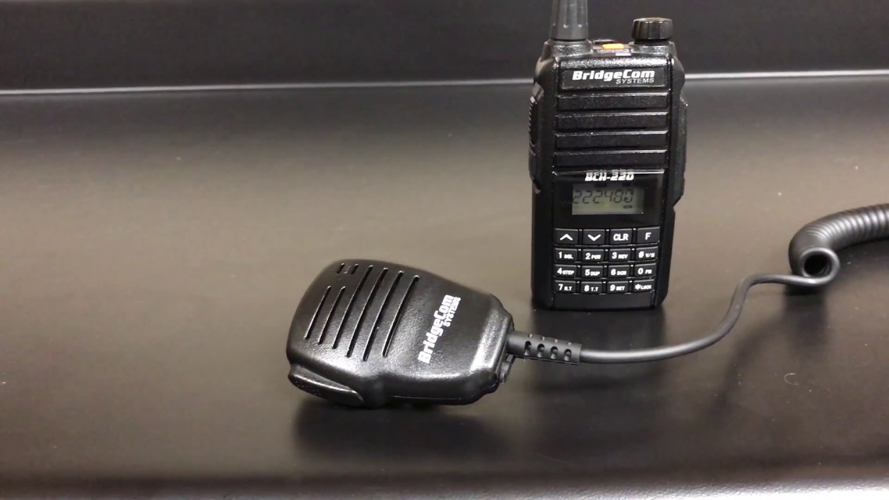 BridgeCom BCS-200 Speaker Mic Test