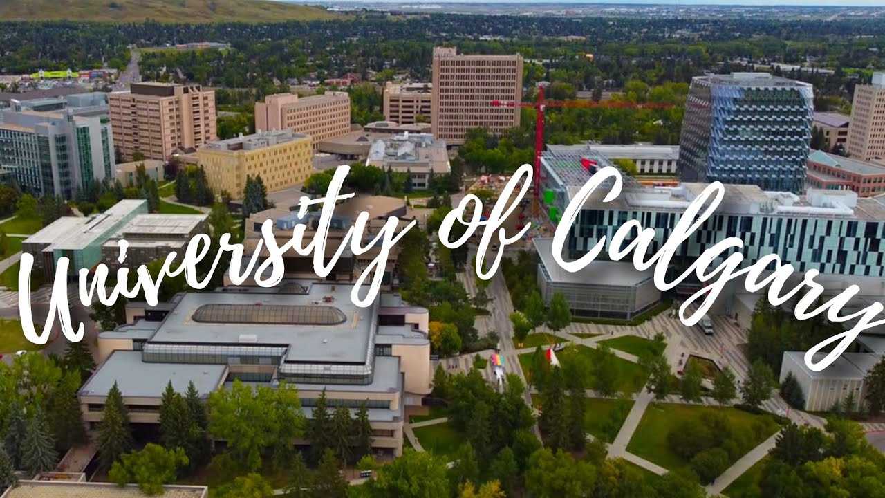 University of Calgary (UofC) | Campus Tour | 4k | Drone Footage