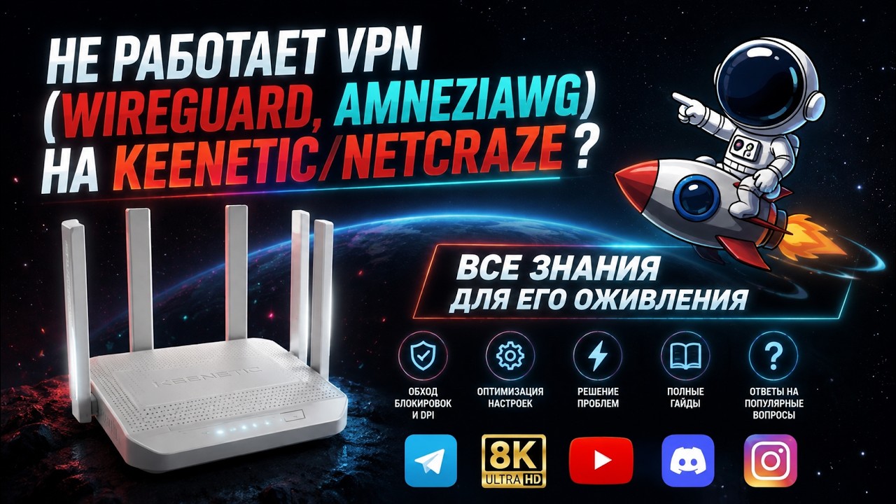 KEENETIC/NETCRAZE ПРОТИВ ОГРАНИЧЕНИЙ: WIREGUARD,AMNEZIAWG, impWG, МАРШРУТИЗАЦИЯ В 2026 ГОДУ.