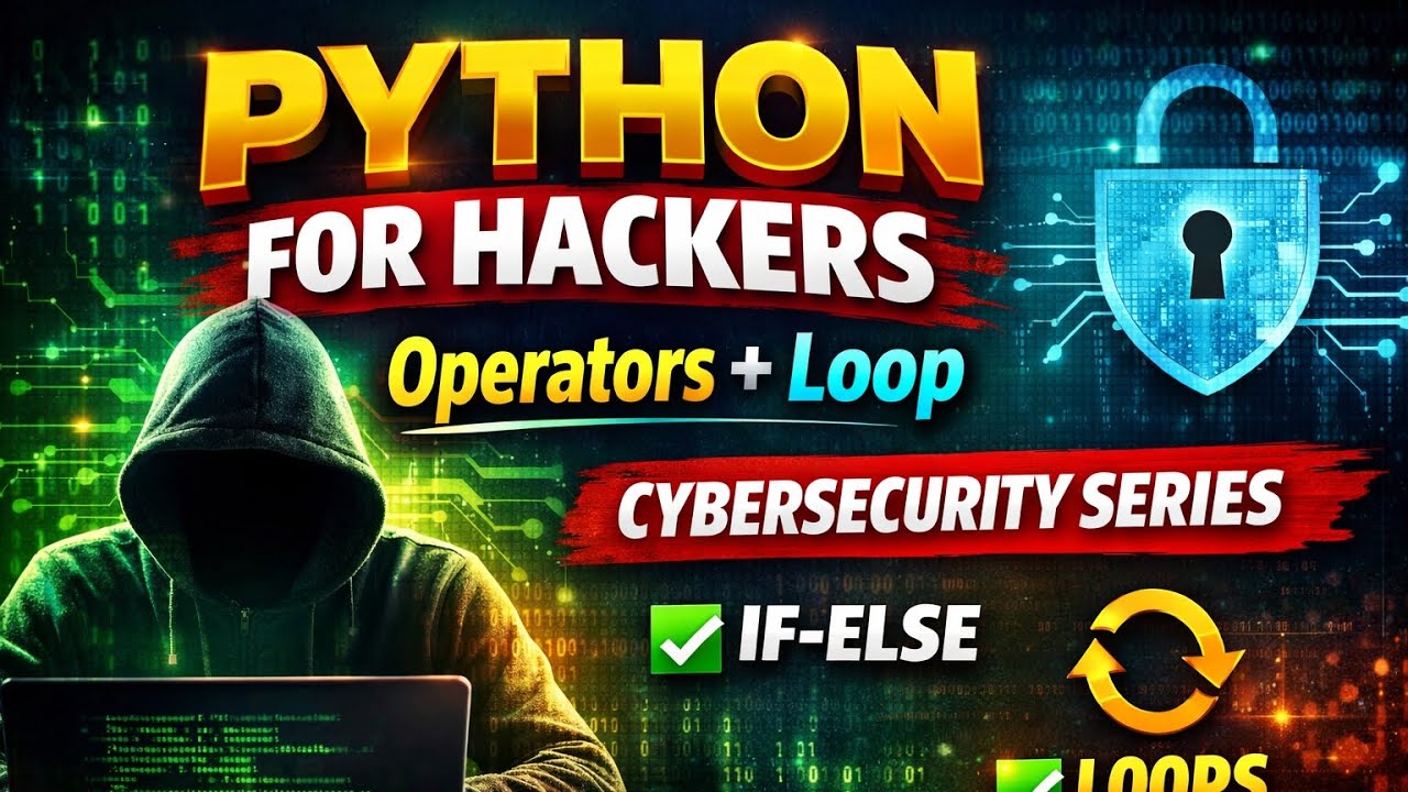 Learn Python for Ethical Hacking 🚀 | If-Else, Operators & Loops Tutorial