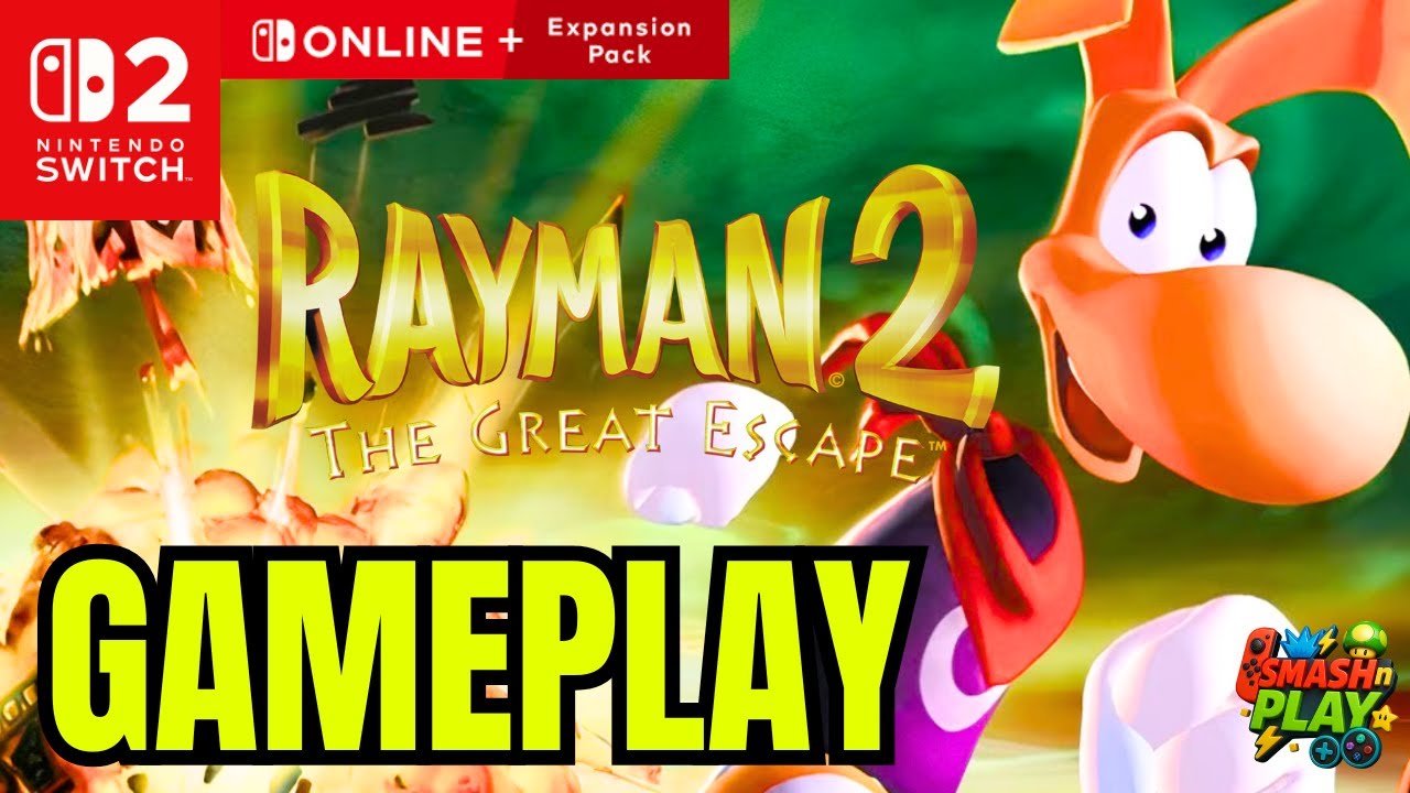 Rayman 2 The Great Escape Nintendo Switch 2 Gameplay - Docked Mode