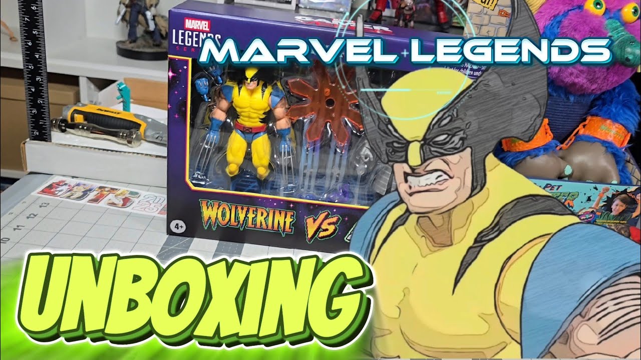 Unboxing Marvel Legends Wolverine/ Silver Samurai 2 pack (Gamerverse)