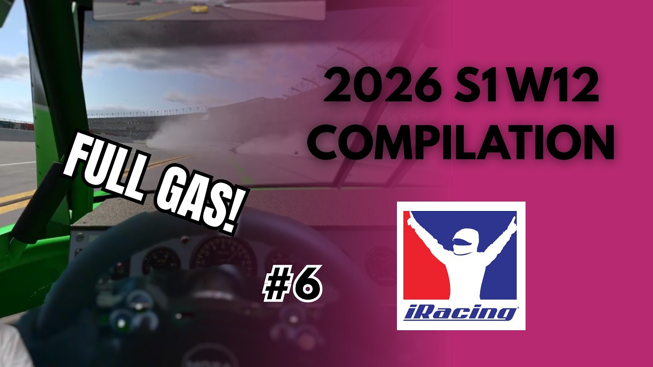 iRacing Season 1 Week 12 2026 #6 – Crash Compilation | Wrecks, Saves & Incidents