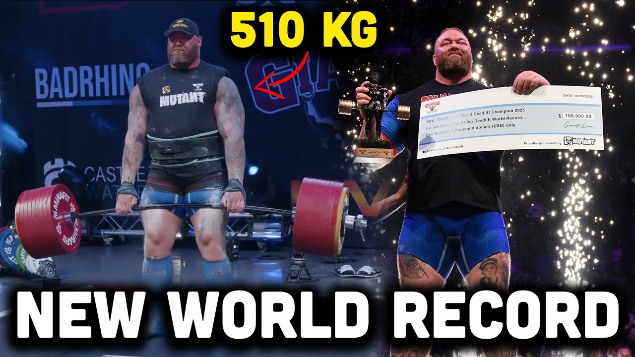 Hafthor Björnsson 510kg / 1124lb WORLD RECORD DEADLIFT! (Our Reaction)