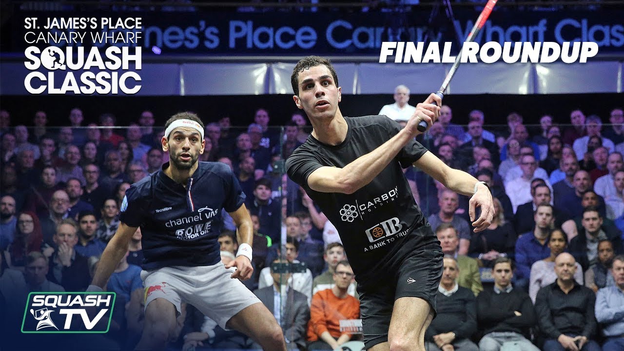 Squash: Elshorbagy v Farag - SJP Canary Wharf Classic 2020 Final Roundup