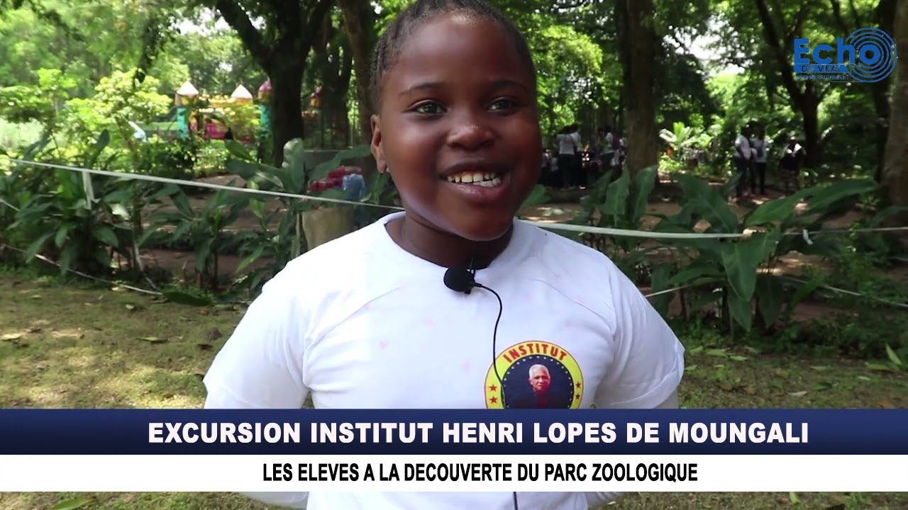 Les élèves de l'Institut Henri Lopes à la découverte des animaux du zoo.
