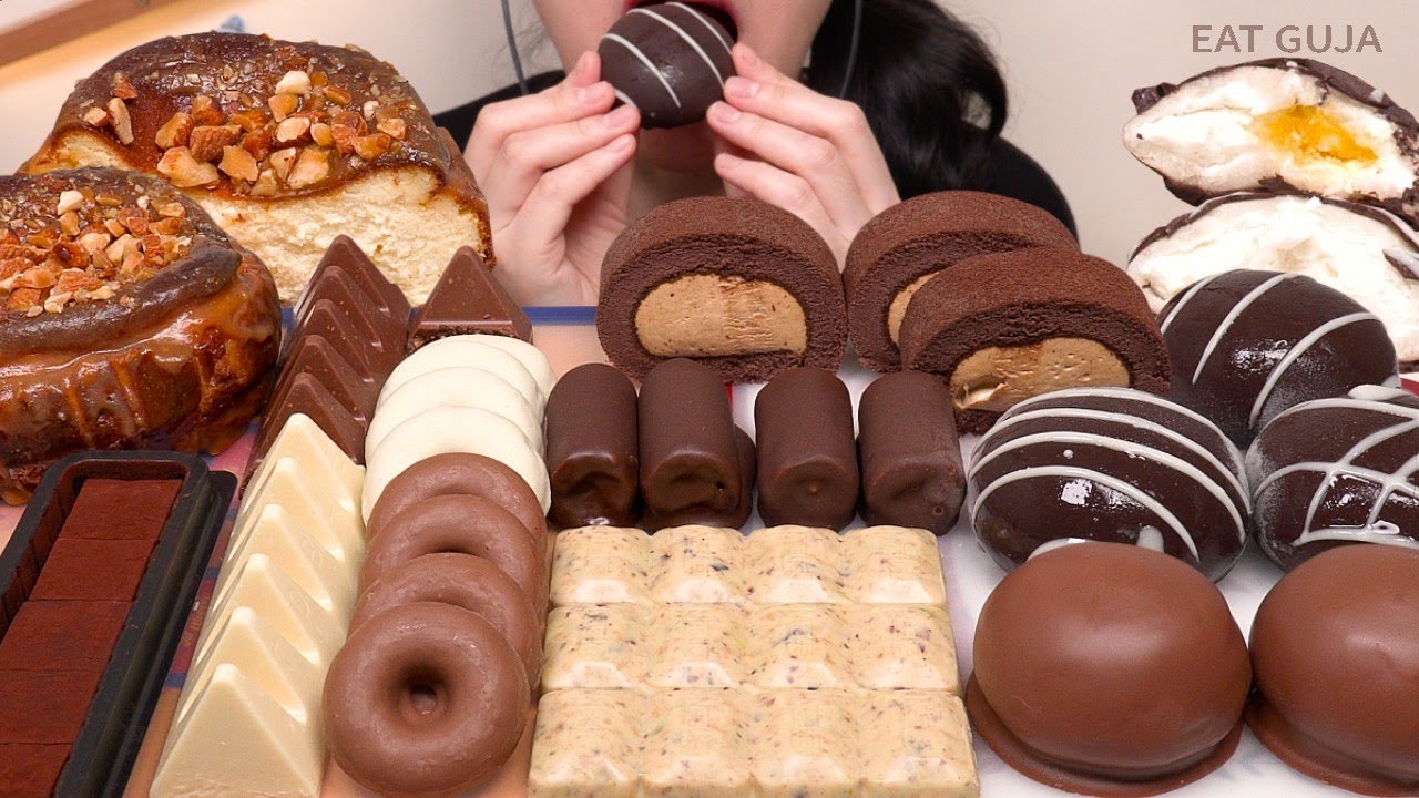 하루치 당 충전하기🍫 초콜릿 ASMR 먹방 | 초코퐁당·터녹스·토블론·피스타치오 | Chocolate ASMR Mukbang