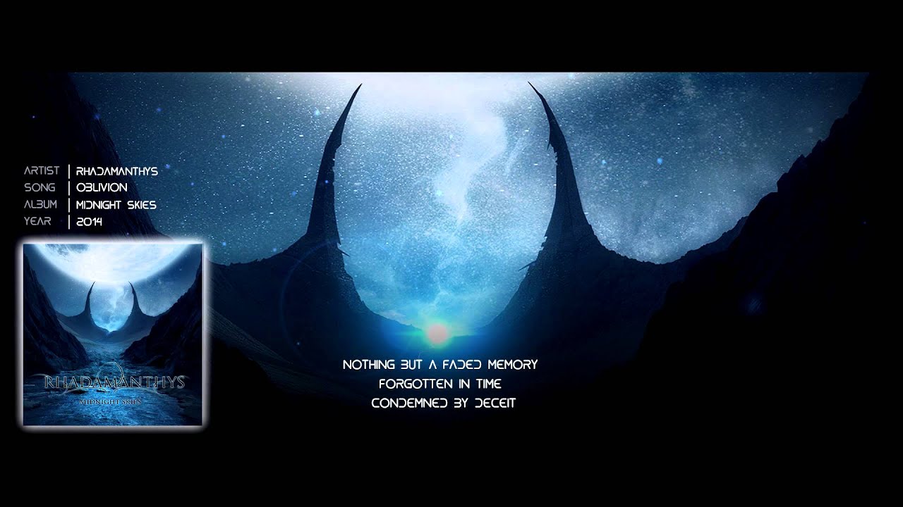 Rhadamanthys - Prelude to Oblivion + Oblivion (OFFICIAL LYRIC VIDEO)