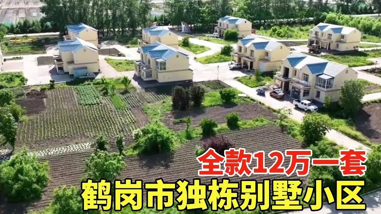 鹤岗市独栋别墅小区，全款12万一套，距离黑龙江5公里！【鬼头看房】