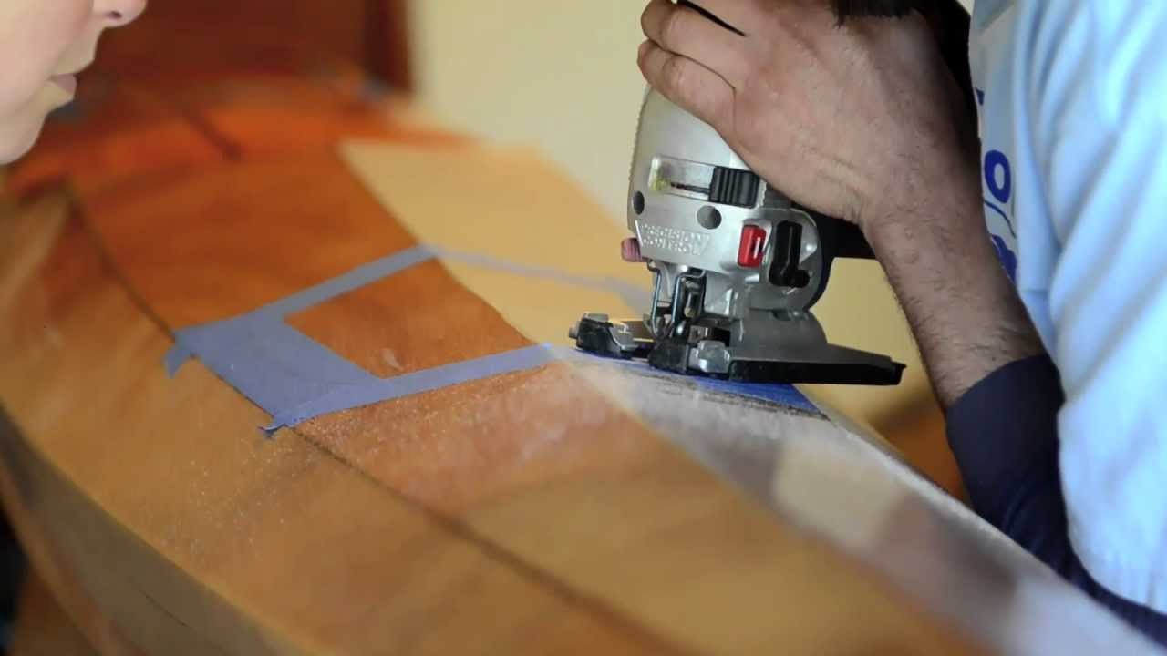 Cutting Hatches in a Pygmy Kayak