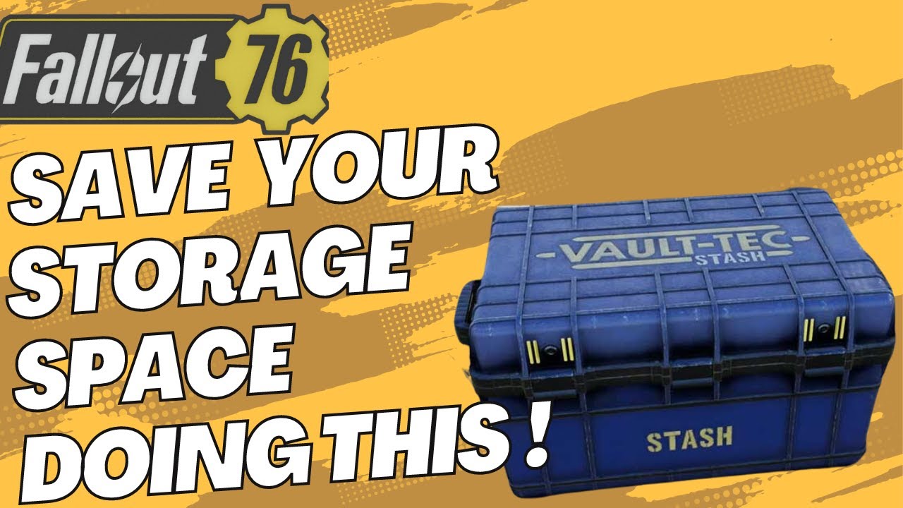 Fallout 76 2023 Another simple tip to manage your stash limit so you can display your weapons!