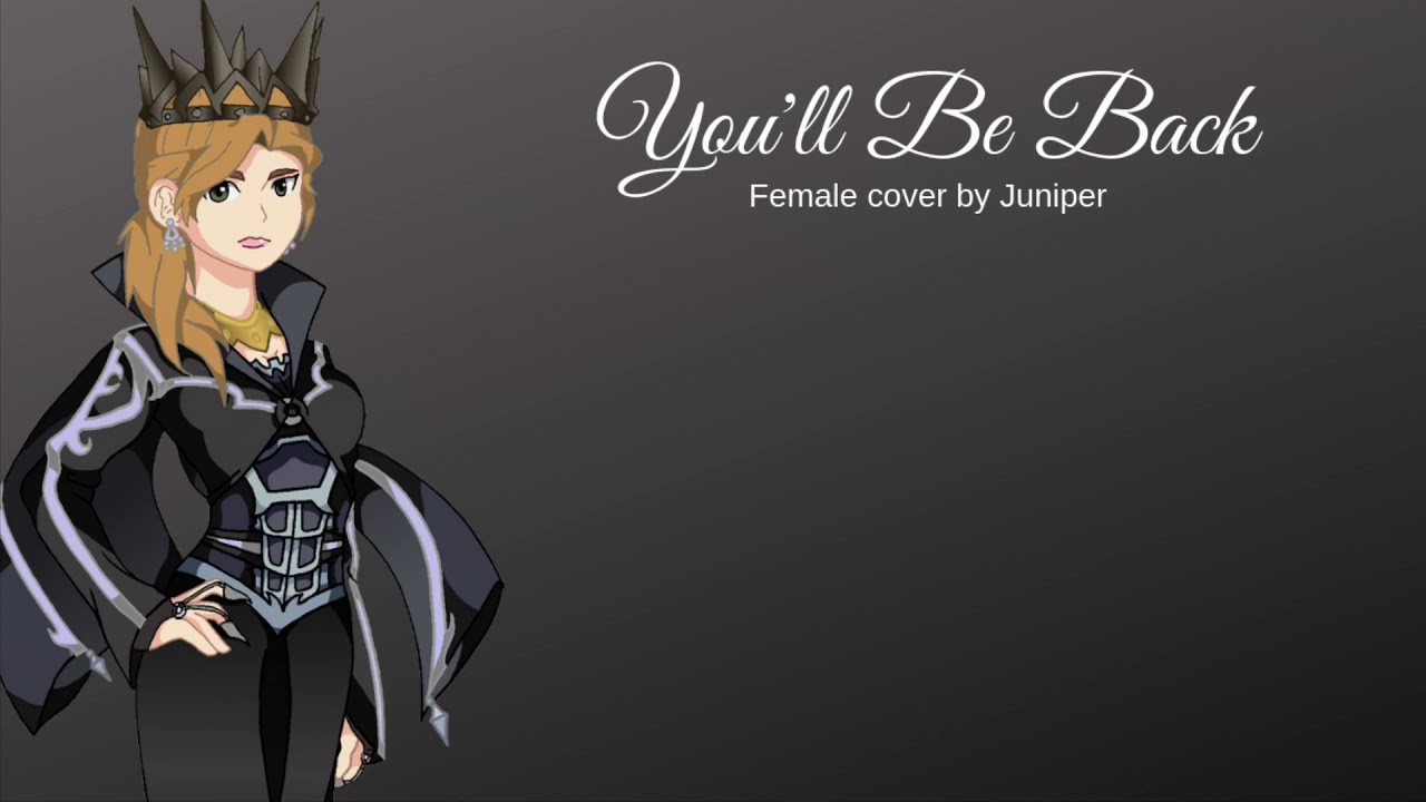 You'll Be Back (Female Version) Cover