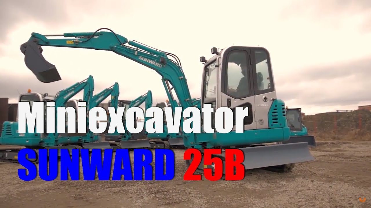 Miniexcavator Sunward 25B - Video Specificatii