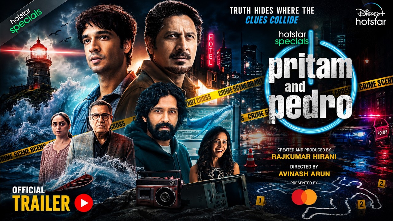 Pritam and Pedro (Official Trailer) | Rajkumar Hirani | Vikrant Massey | Arshad Warsi | JioHotstar
