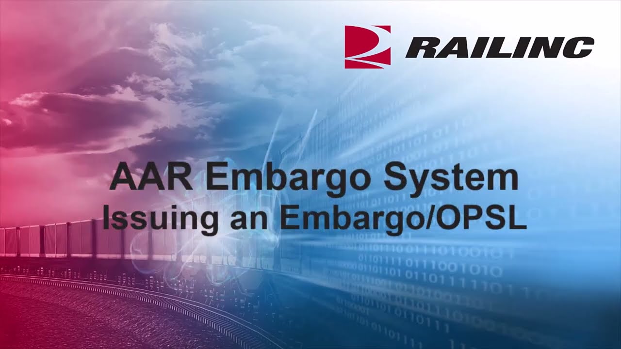 Embargo: Issue An Embargo