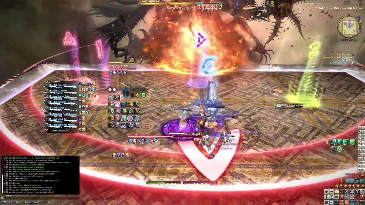 FFXIV - Undercutters P8S clear (SMN PoV) - EU 2nd / World 10th