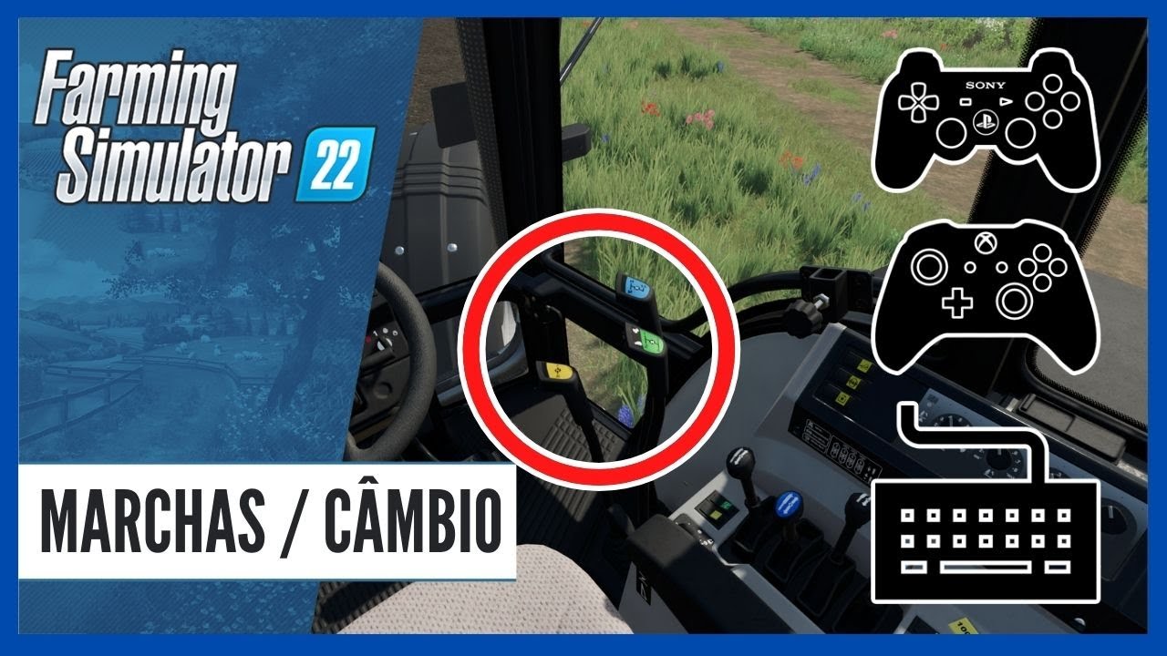 Como mudar/passar marchas no FS22 | FARMING SIMULATOR 22