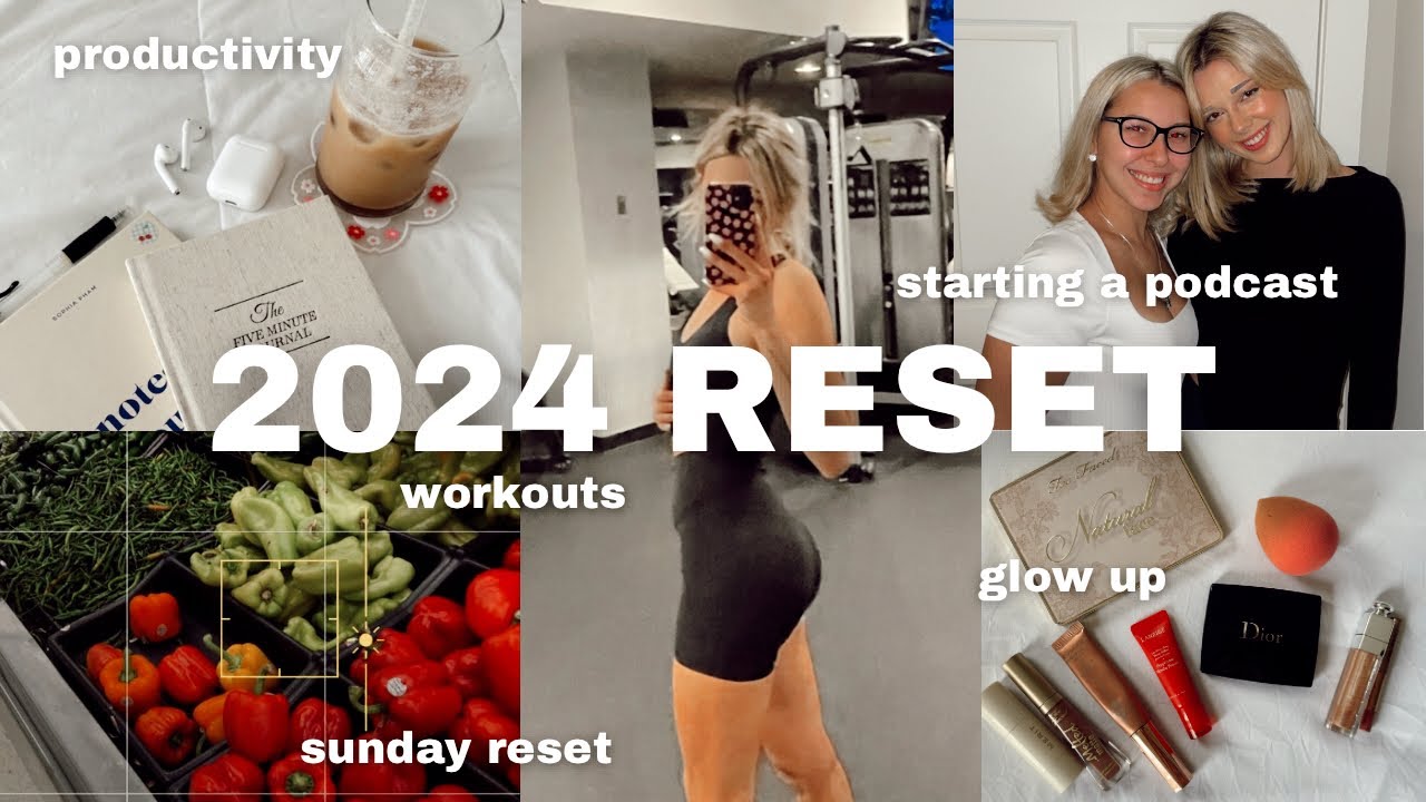 THE ULTIMATE RESET ROUTINE 🌟 *getting my life together for 2024* glow up, wellness, productivity🌟