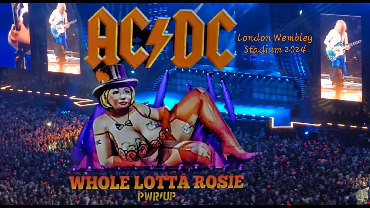 AC⚡️DC - WHOLE LOTTA ROSIE (4K) * London Wembley Stadium * 03.07.2024