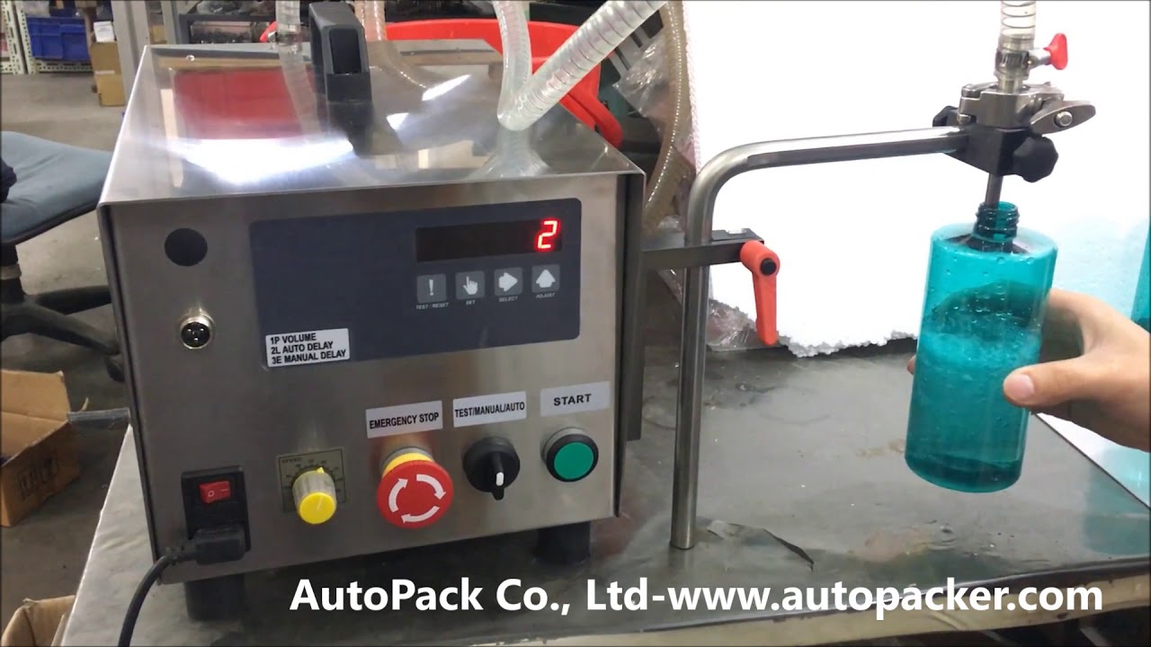 Tabletop Gear Pump Liquid Filler FG-100/