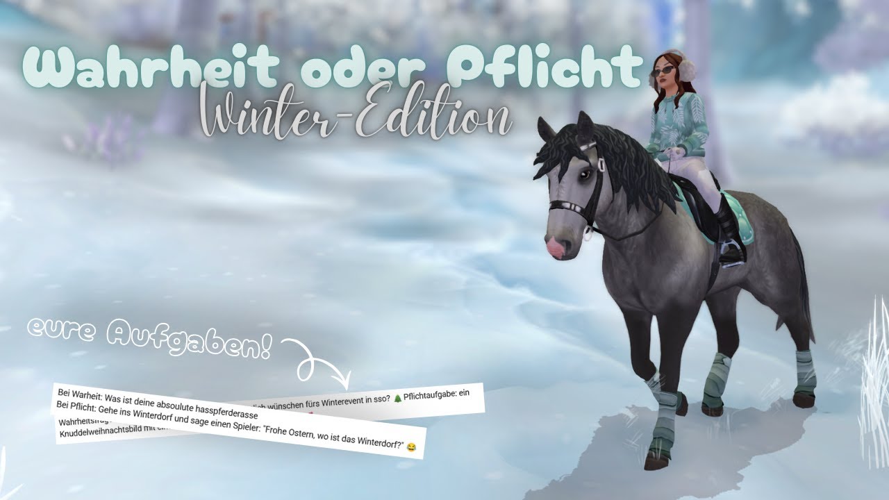 😂 Wahrheit oder Pflicht - Winter Edition 🎄 // Leveltalk 05 // Francesca Diamondfall // SSO