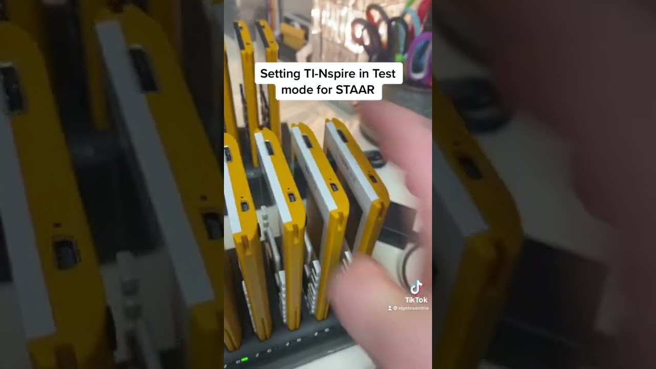 Setting TI Nspire in test mode for STAAR