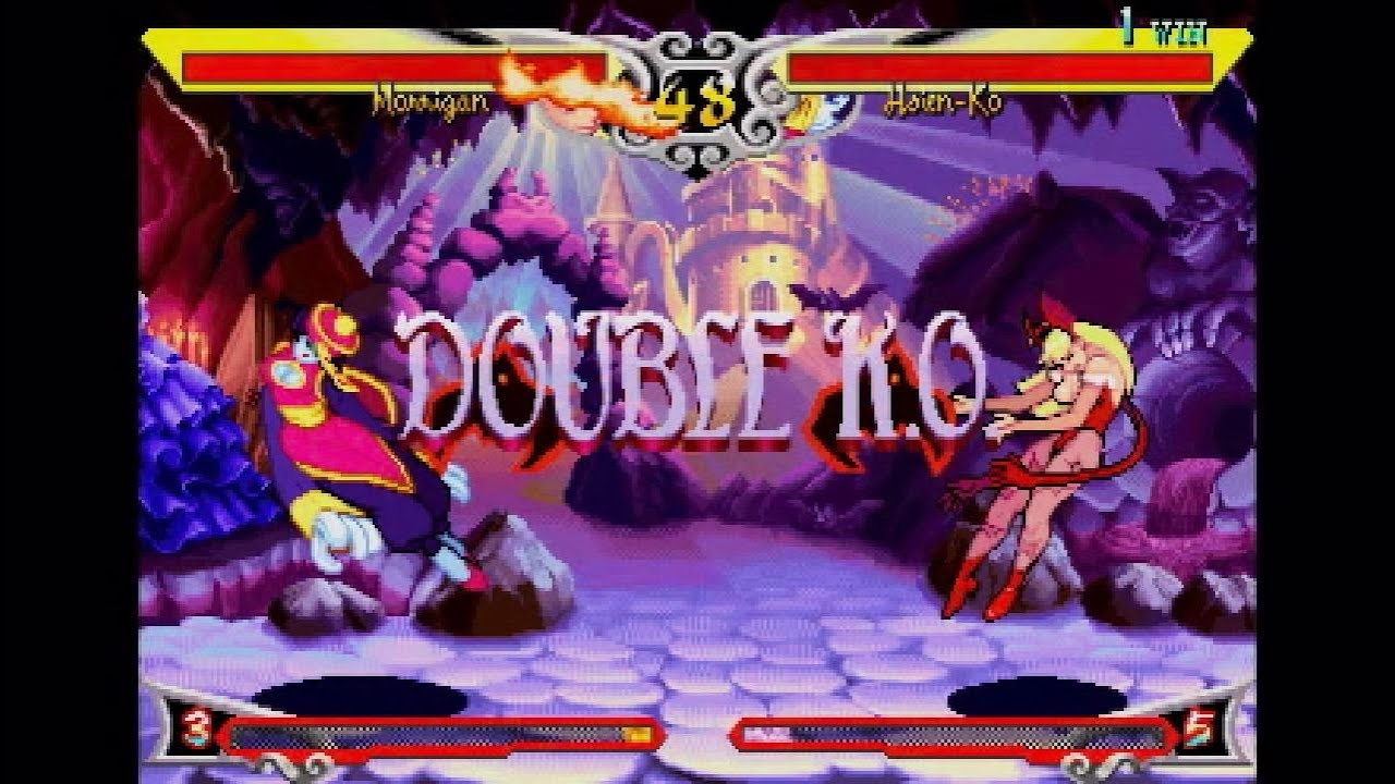Double K.O./Draw in 2024-2025 mvc2 kof15 Vampire Saviors And CVS2