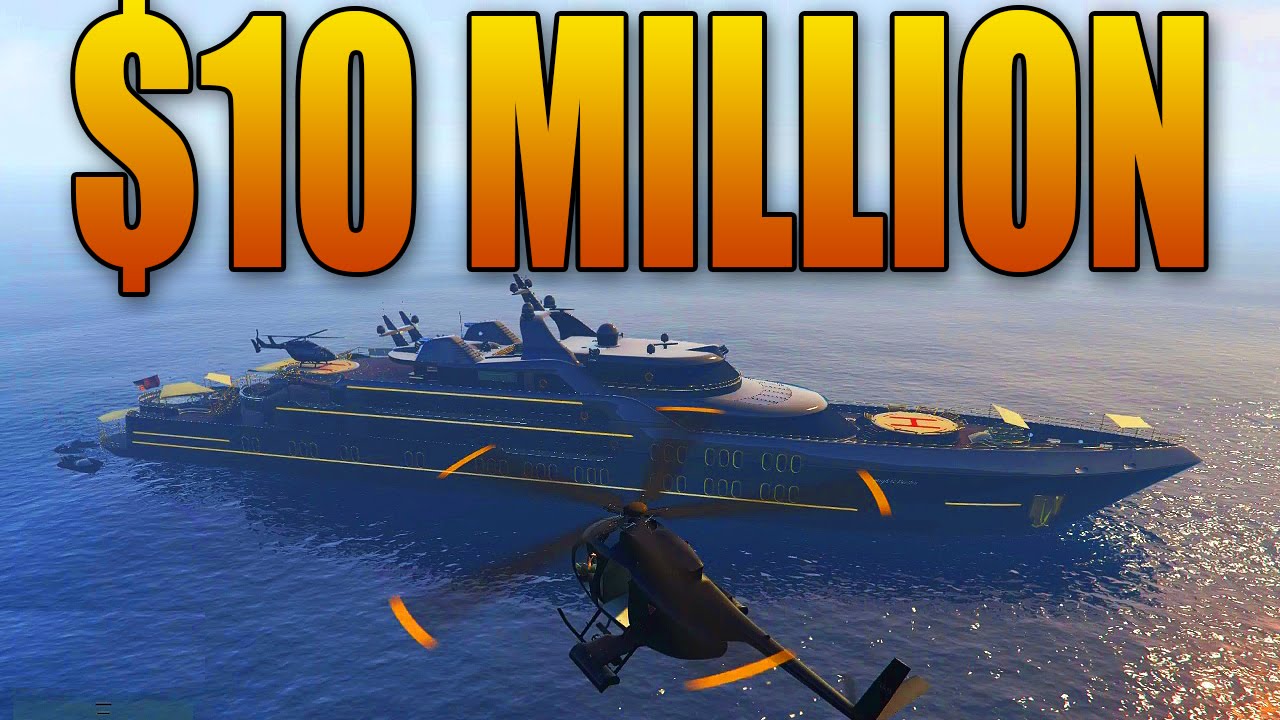 BUYING AND CUSTOMIZING A $10 MILLION SUPER YACHT! (GTA Online DLC)